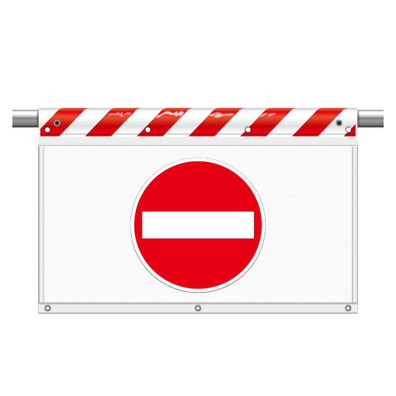 風抜けメッシュ標識（ガードシート）← (341-92) 安全用品・工事看板通販のサインモール