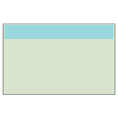 配管識別シート（大） 帯色：うすい水色（マンセル値2.5B 8/5） (414-18)