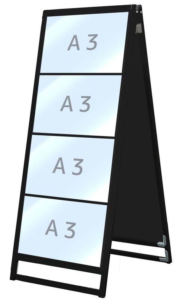 常磐精工 カードケーススタンド看板 B4横 8両面 CCSK-B4Y8R - 2