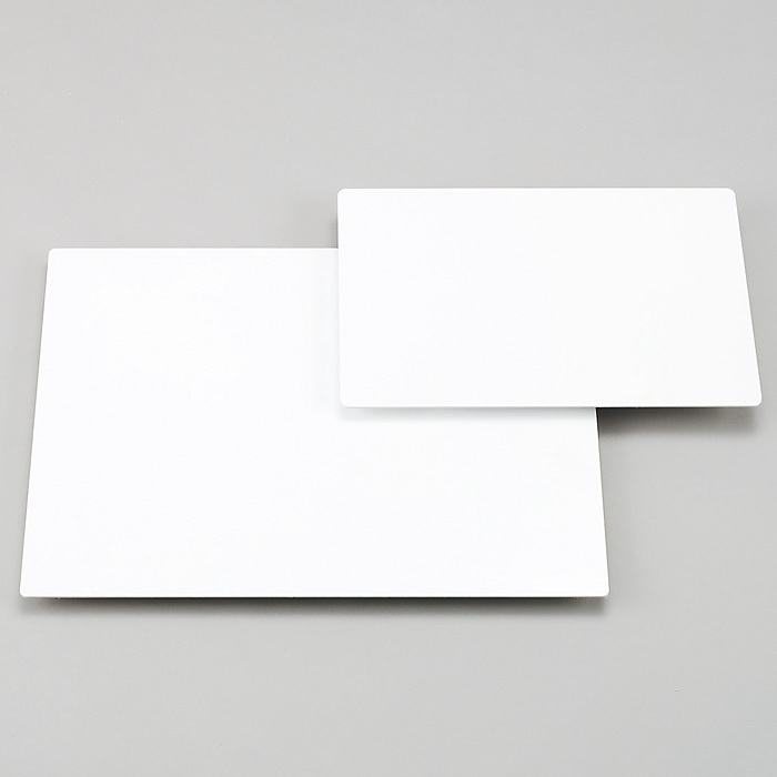 アルミ複合板 (アルポリック) 白 300×450×3.0 (角R) (892-31) - 安全