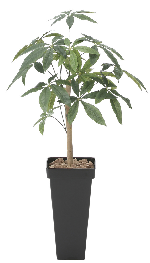送料無料 スリムパキラ1 0 人工観葉植物 高さ100cm 光触媒機能付 6a1 店舗用品通販のサインモール