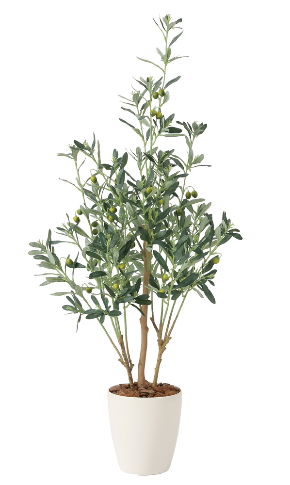 光触媒 人工観葉植物 造花 オリーブ1.1 (高さ110cm)