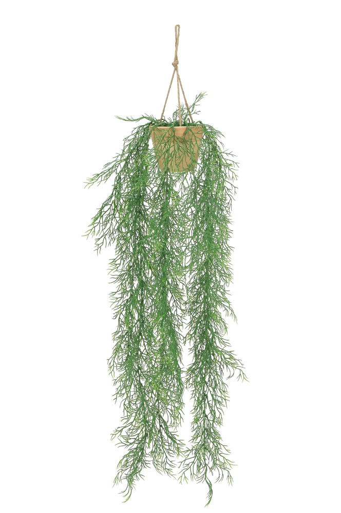 光触媒 人工観葉植物 造花 ウイローグラスハンガー(ポリ製) (高さ80cm)