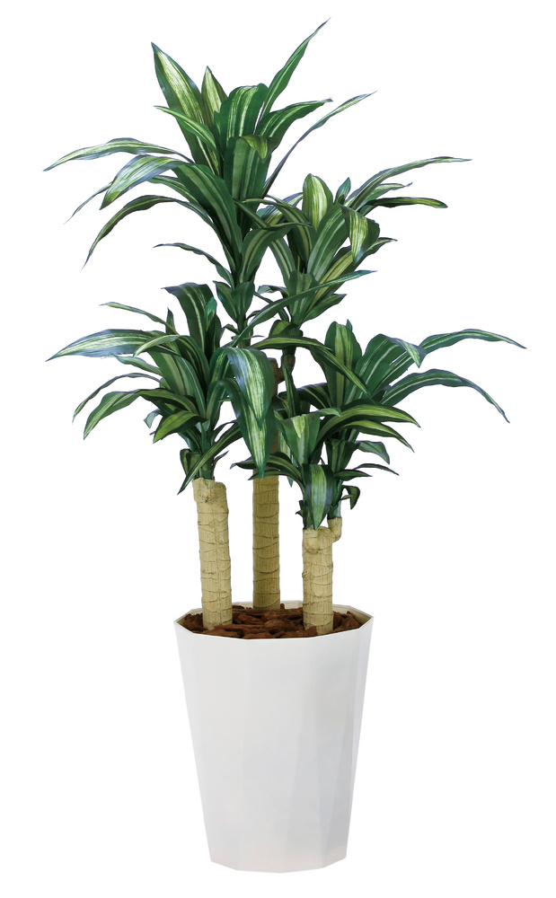 光触媒 人工観葉植物 造花 幸福の木1.3 (高さ130cm)