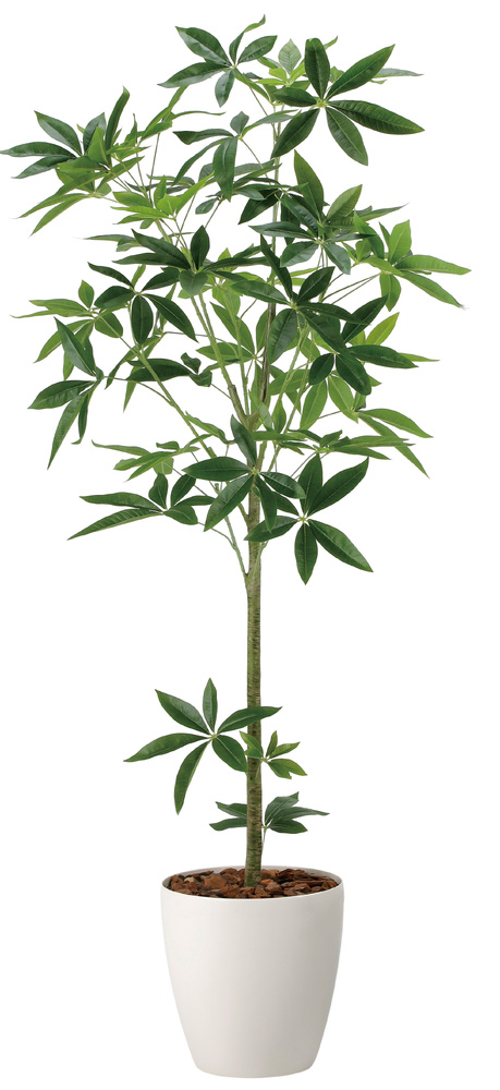 光触媒 人工観葉植物 造花 フレッシュパキラ1.7 (高さ170cm)