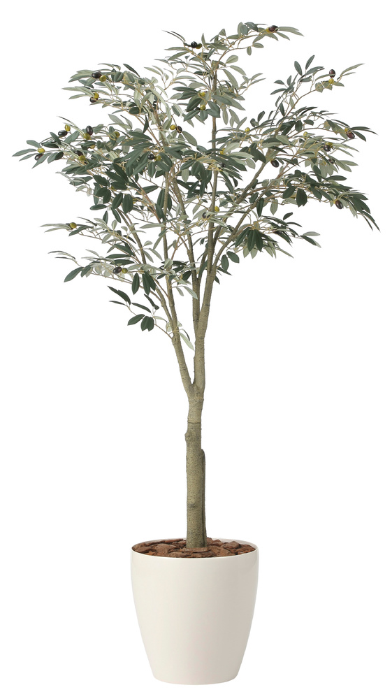光触媒 人工観葉植物 造花 オリーブツリー1.85(組立式) (高さ185cm)