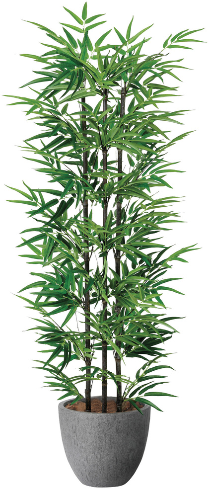光触媒 人工観葉植物 造花 ナチュラル黒竹1.6 (高さ160cm)