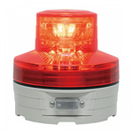 電池式LED回転灯 ニコUFO Φ76 赤 点灯方式:自動 (VL07B-003BR)