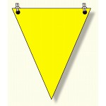 三角旗 赤無地 (372-61) - 安全用品・工事看板通販のサインモール