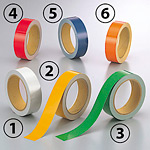 再帰反射テープ カラー:白 (374-105) - 安全用品・工事看板通販の