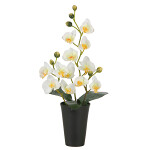 光触媒 人工観葉植物 造花 ミニコチョウラン (高さ46cm)