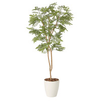 光触媒 人工観葉植物 造花 ねむの木1.3(ポリ製) (高さ130cm)