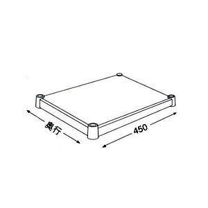 ホームエレクター ウッドシェルフ W450×D450 メイプル - 店舗用品