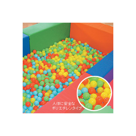 ボールプール用カラーボール 500個 アソート 店舗用品通販のサインモール