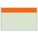 配管識別シート（中） 帯色：黄赤（マンセル値3.75YR 6.5/14） (415-03)