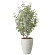 光触媒 人工観葉植物 造花 ナチュラルユーカリツリー1.5 (高さ150cm)