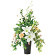 光触媒 人工観葉植物 造花 スタイリッシュカサブランカ (高さ82cm)