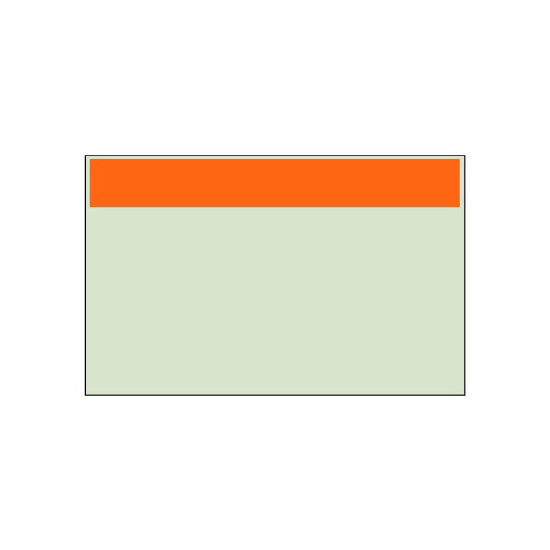 配管識別シート（中） 帯色：黄赤（マンセル値3.75YR 6.5/14） (415-03)