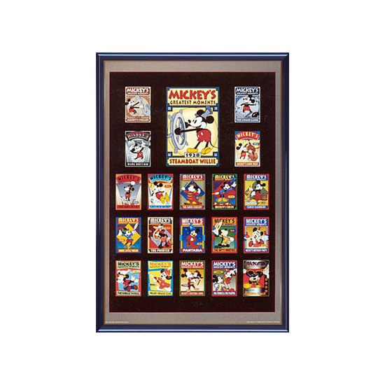 アートポスター ミッキーズ グレーテスト モーメンツ ディズニーシリーズ作 ポスターフレーム通販のサインモール