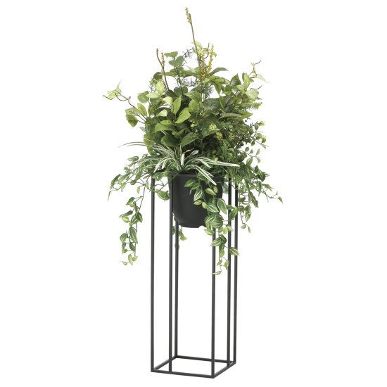 光触媒 人工観葉植物 ミックスグリーンスタンド1.1 (高さ110cm) - 店舗