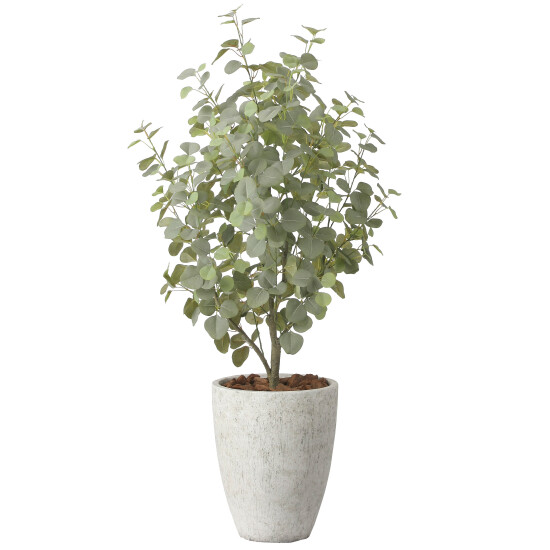 光触媒 人工観葉植物 造花 ナチュラルユーカリツリー1.5 (高さ150cm)