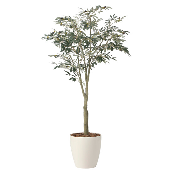 光触媒 人工観葉植物 造花 オリーブツリー1.85(組立式) (高さ185cm)