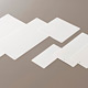 エコユニボード (再生PPボード) 白無地 100×100×2.0/4mmΦ上部穴1 (10枚1組) (886-35)